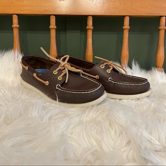 Sperry A/O Leather Boat Shoe - Picture 1 of 13